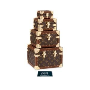 Pyramid Trunk Monogram Canvas - Burgundy Rouge Red