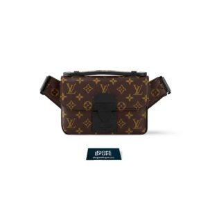 S Lock Slingbag Monogram Macassar Canvas