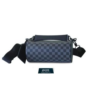 Soft Polochon PM Damier Ebene Graphite