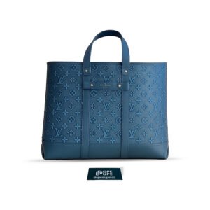 Tote Journey Faded Monogram Debossed Cowhide