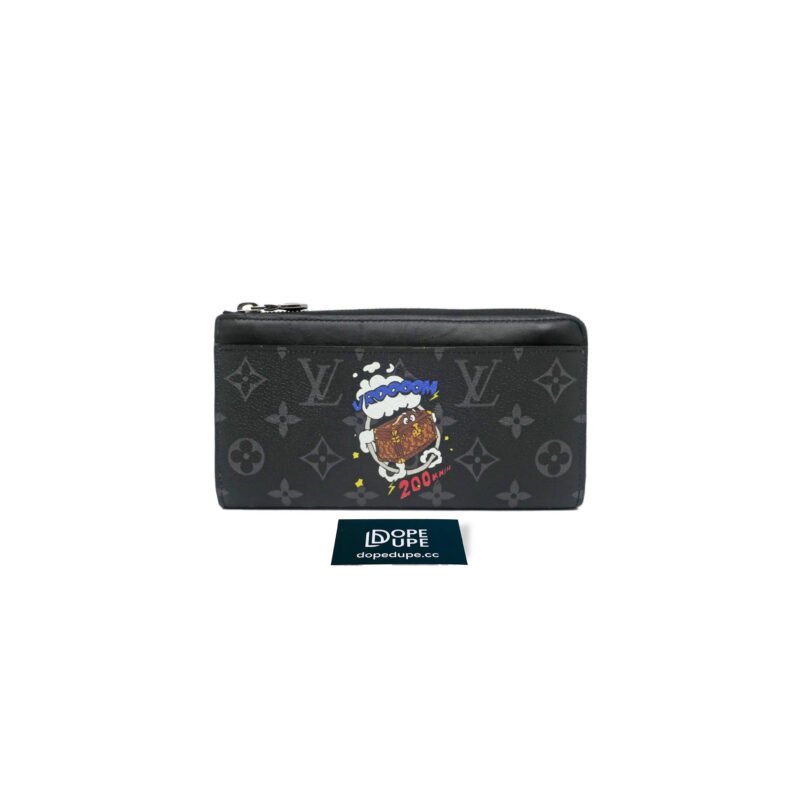 Zippy Dragonne Wallet Comics Trunk Printed Monogram Eclipse (1)