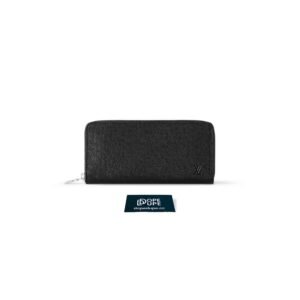 Zippy Wallet Horizontal Taiga Cowhide - Black