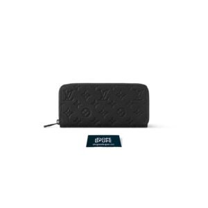 Zippy Wallet Horizontal Taurillon Monogram - Black