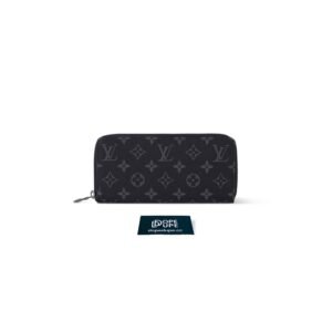 Zippy Wallet Monogram Eclipse Canvas - Black