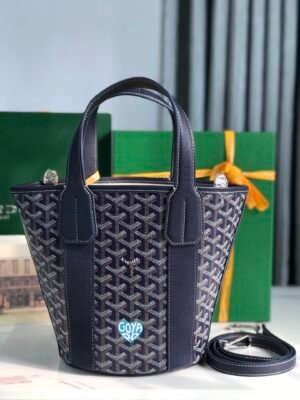 Belharra PM bag with Painted Blue Heart