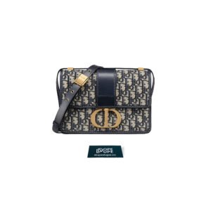 30 Montaigne Bag  Oblique Jacquard - Blue