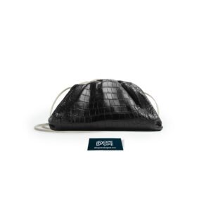 Alligator leather clutch