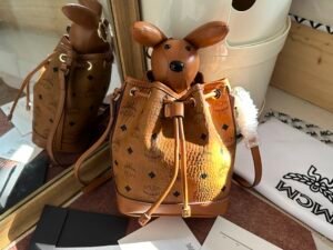 Dog Doll Drawstring In Visetos