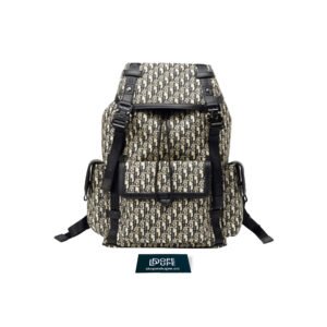 Large Hit The Road Backpack Oblique Jacquarrd - Blue