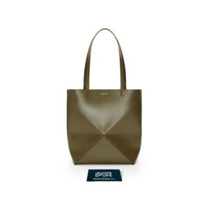 Medium Puzzle Fold Tote Shiny Calfskin