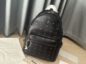 Medium Stark Side Studs Backpack in Visetos