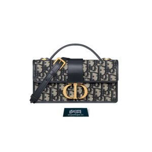 Miss Montaigne Mini Bag Oblique Jacquard - Blue