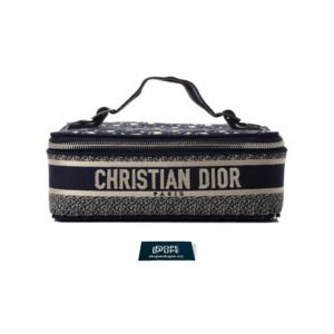 Oblique Beauty Case - Blue