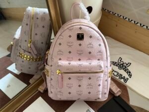 Small Stark Side Studs Backpack in Visetos