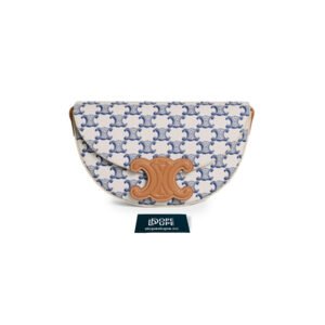 Besace Cuir Triomphe in Canvas and Calfskin