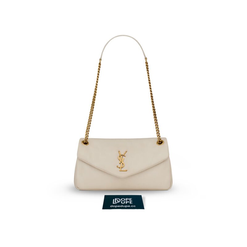 Calypso Small in Plunged Lambskin - Blanc Vintage (1)