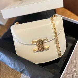 Chain Besace Triomphe Shiny Calfskin