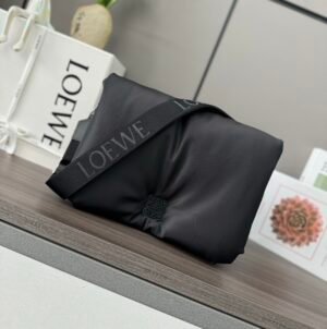 Goya Asphalt Nylon Puffer Bag