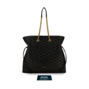 Le Pochon Quilted Shoulder Bag - Black
