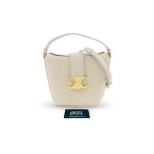 Mini Bucket Triomphe in smooth Calfskin