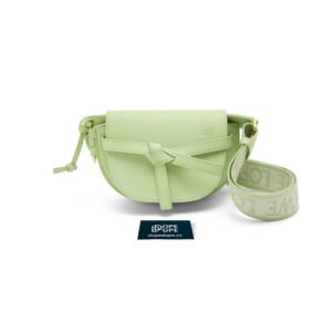 Mini Gate Dual Soft Calfskin with Jacquard Strap