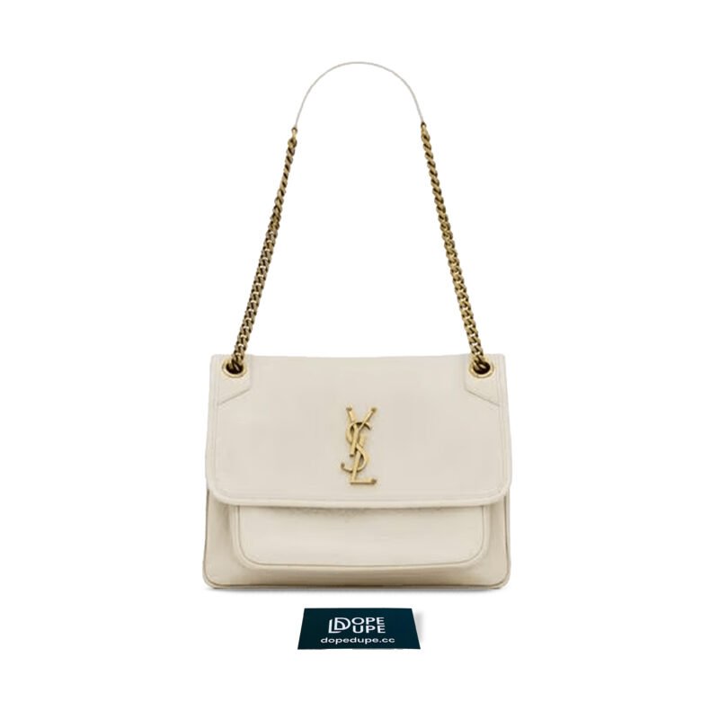 Niki Medium in Grained Lambskin - Blanc Vintage (1)