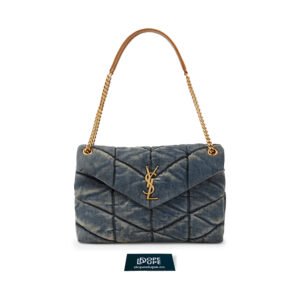 Puffer Medium in Denim - Blue