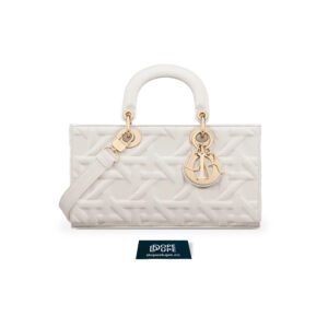 Small Lady D-Joy Bag Graphic Cannage Calfskin