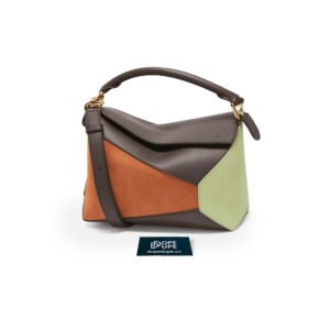 Small Puzzle bag Classic Calfskin and Suede - Chocolate Tan