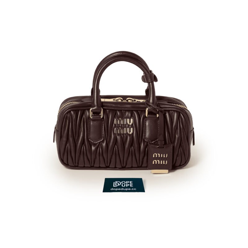 Arcadie Matelasse Nappa leather - Briarwood (1)