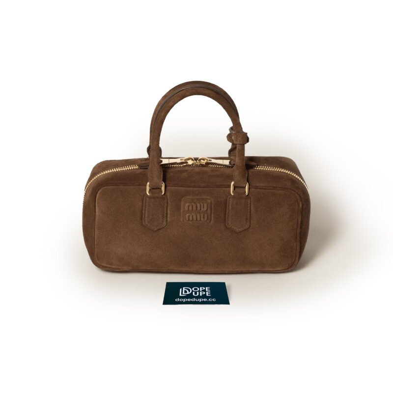 Arcadie Suede Bag - Cocoa Brown (1)