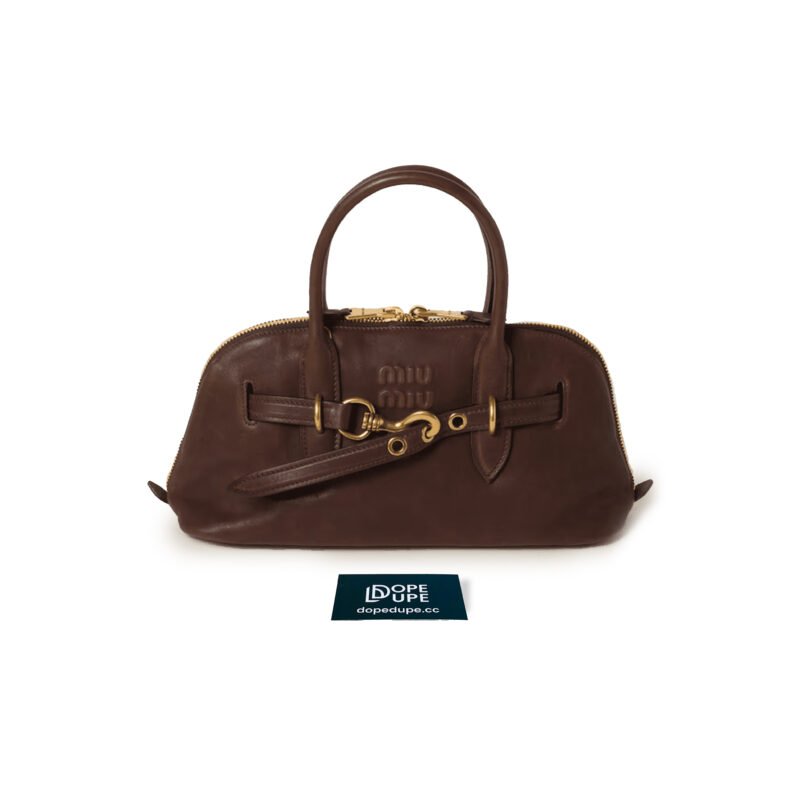 Aventure Nappa Leather Top Handle Bag - Briarwood (1)