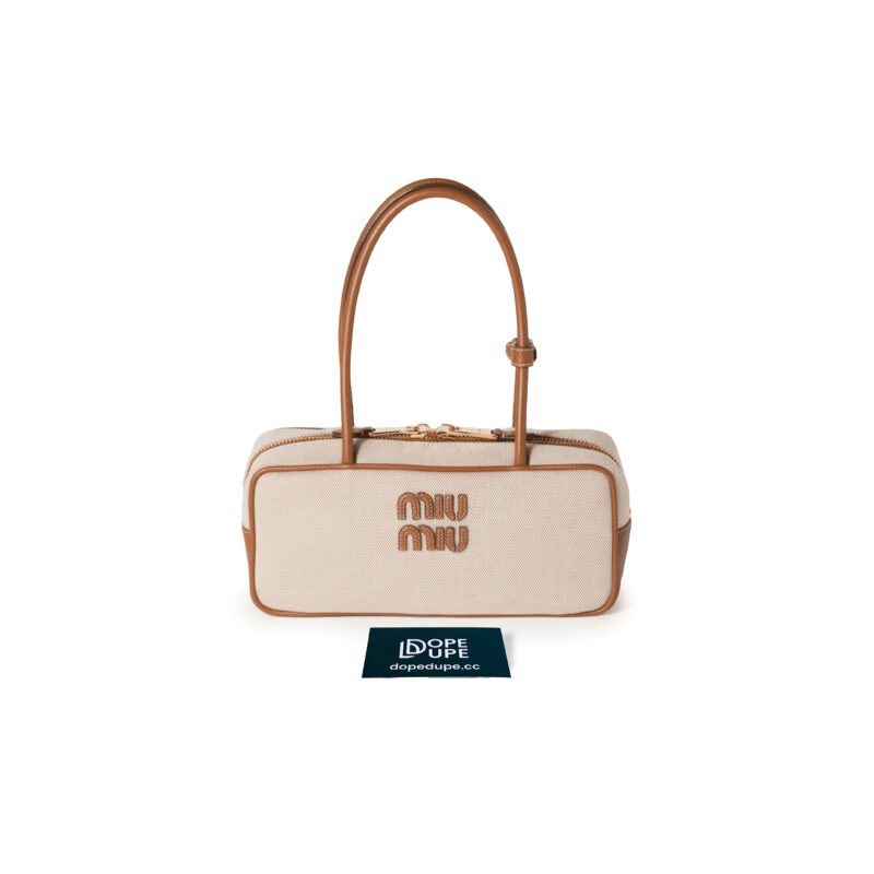 Beau Canvas and Leather - Beige Brandy (1)