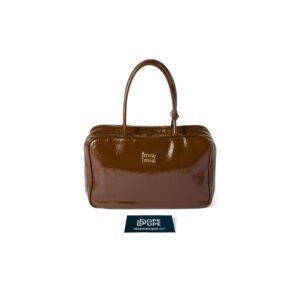 Large Beau Naplak Patent Leather Bag