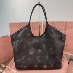 XL Ivy Leather Classic Tote - Coffee