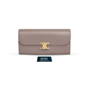 Large Wallet Triomphe in Shiny Calfskin