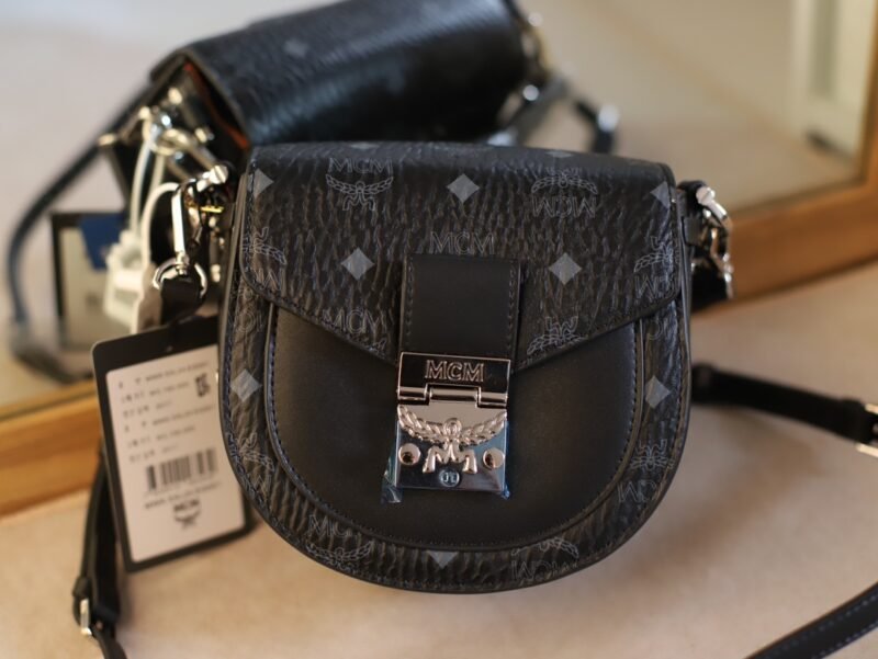 Mini Patricia Visetos Monogram - Black (4)