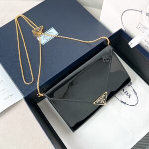 Patent Leather Envelope Clutch