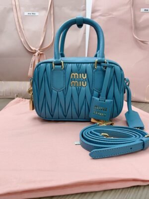 Mini Arcadie Matelasse Nappa Leather Bag