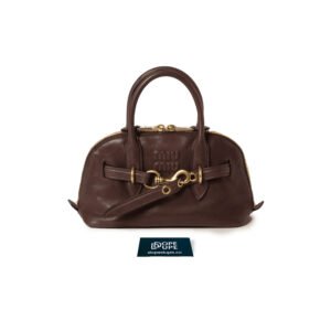 Small Aventure Nappa Leather Top Handle Bag