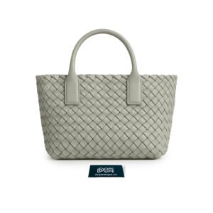 Mini Cabat Tote Bag Intreccio Leather