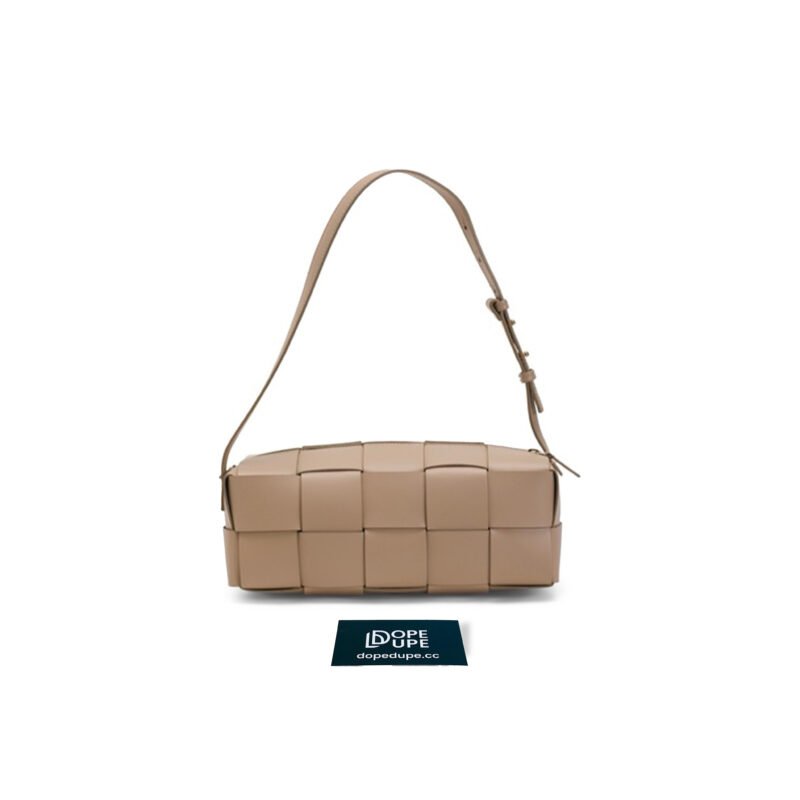 Small Brick Cassette Shoulder Bag - Tan Beige