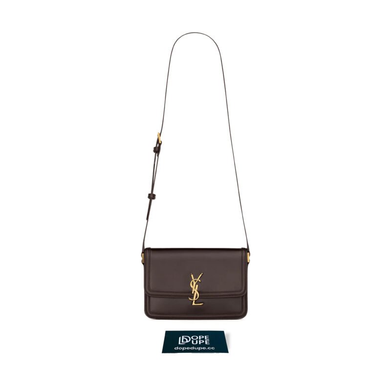 Solferino Medium Satchel in Smooth Leather - Dark Sweet Choco (1)