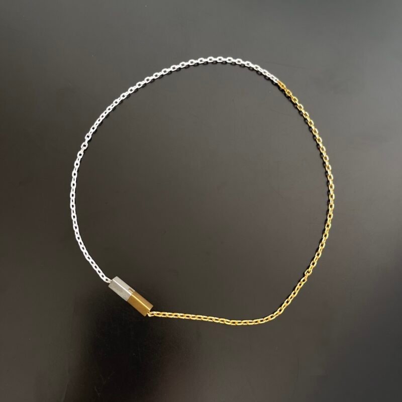 Joint Chain Bracelet - Silver Gold (1)
